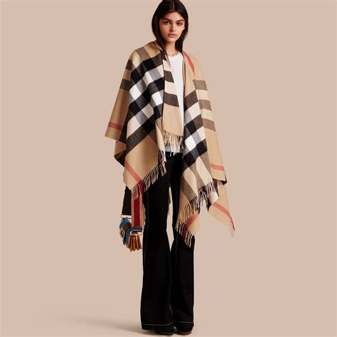 replica burberry poncho|how to wear burberry poncho.